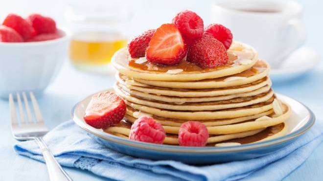 Pancakes φράουλα