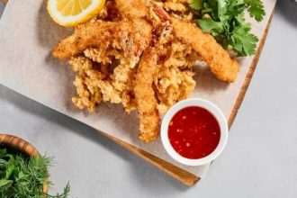 Γαρίδες tempura