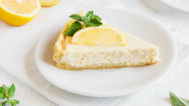 Ελαφρύ cheesecake λεμόνι