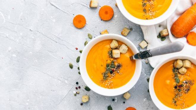 Σούπα με καρότο και κάσιους