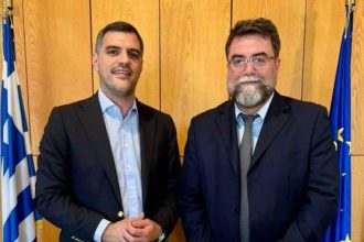 Α. Τσώκος: Συνάντηση με τον Υφυπουργό Υποδομών και Μεταφορών Βασίλη Οικονόμου