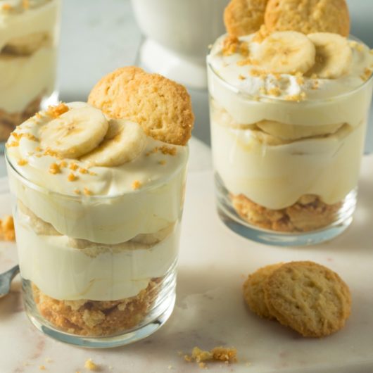 Δροσιστική πουτίγκα μπανάνα