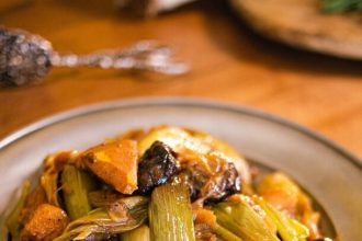 Πράσα με κυδώνια