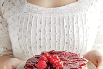 Ψητό τσίζκεϊκ με ανθότυρο