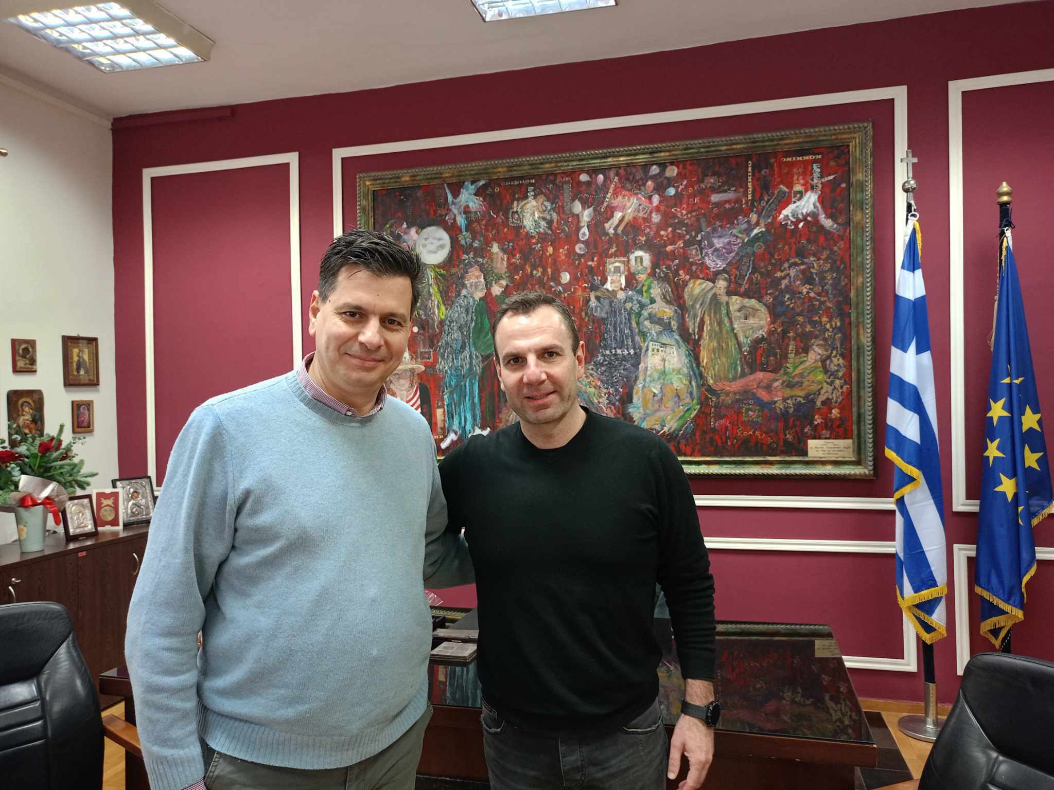 Επίσκεψη Πέτρου Ψωμά στην Καστοριά