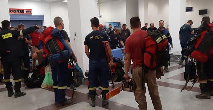 Η συγκινητική ανάρτηση του Αερολιμενάρχη Αράξου για τους πυροσβέστες από τη Βόρεια Ελλάδα – “Μπράβο Λεβέντες” – ΦΩΤΟ