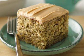 Κέικ με μπανάνα και καφέ