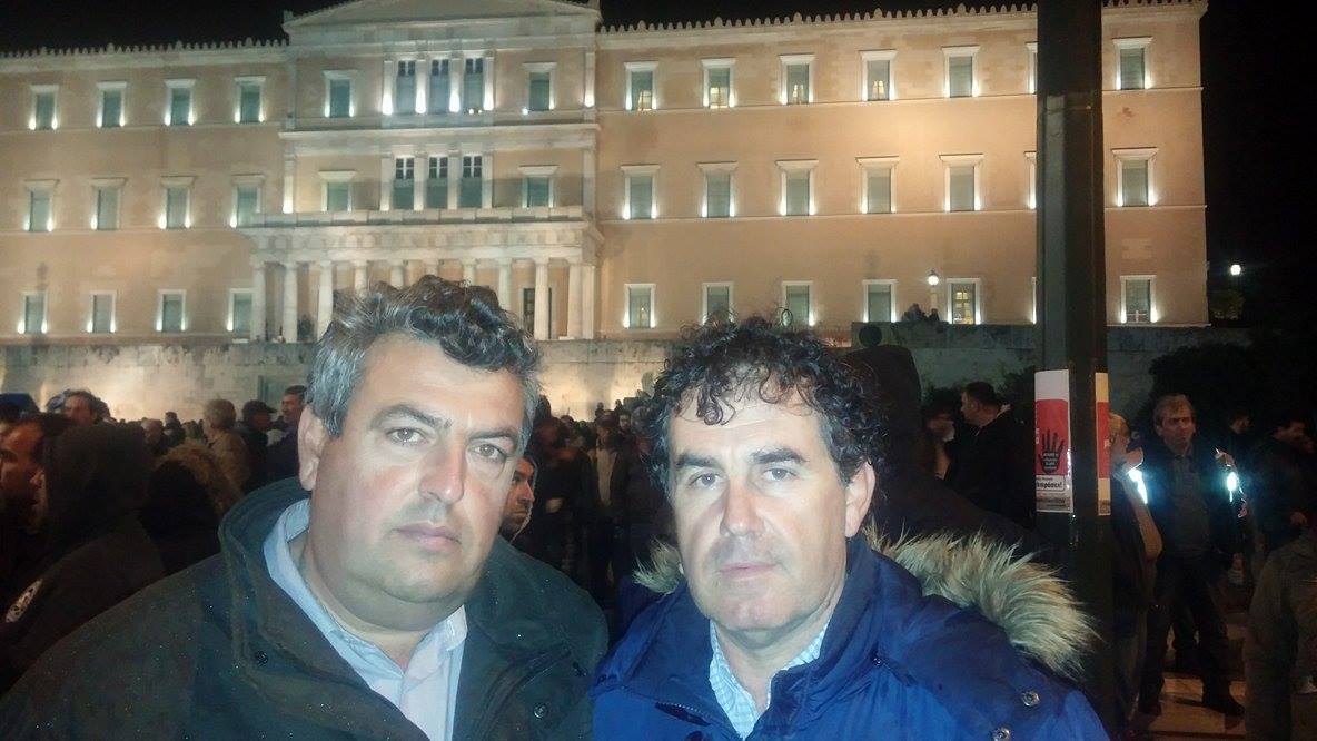 Στο Σύνταγμα με τους αγρότες της Αχαϊας