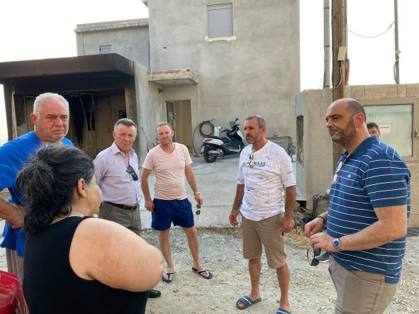 Ιάσονας Φωτήλας: Στις περιοχές που επλήγησαν από τη φωτιά ο Βουλευτής Αχαΐας