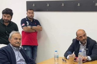 Συνάντηση του Ιάσονα Φωτήλα με στελέχη της Παναχαϊκής