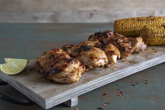 Κοτόπουλο φιλέτο ψητό με τσίλι και λάιμ