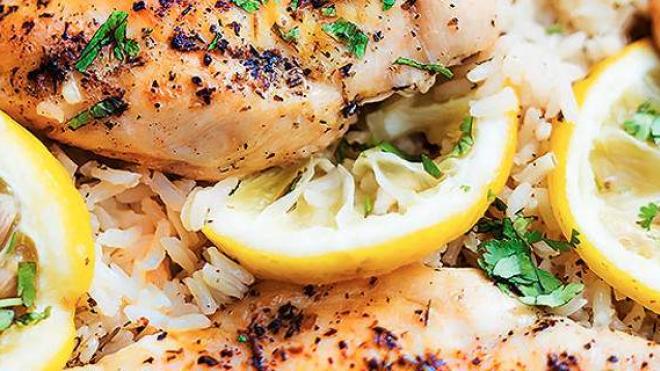 Ρύζι με κοτόπουλο σε 30 λεπτά!