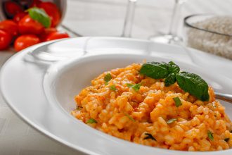Γρήγορο ριζότο με ντομάτα