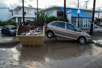Αίτημα η Ρόδος να κηρυχθεί σε κατάσταση εκτάκτου ανάγκης: Πάνω από 300 χιλιοστά βροχής – Δέχτηκε το 75% του νερού που έπεσε στη Βαλένθια