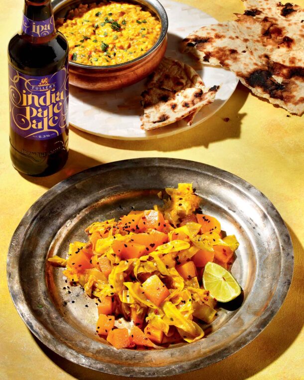 Sabzi με κολοκύθα και λάχανο