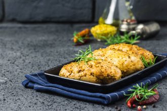 Κοτόπουλο με μουστάρδα και μέλι