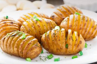 Πατάτες ακορντεόν στο φούρνο