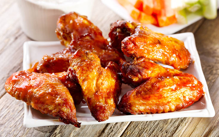 Πικάντικες φτερούγες κοτόπουλου