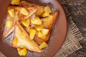 Γαλλικά τοστ με μήλο