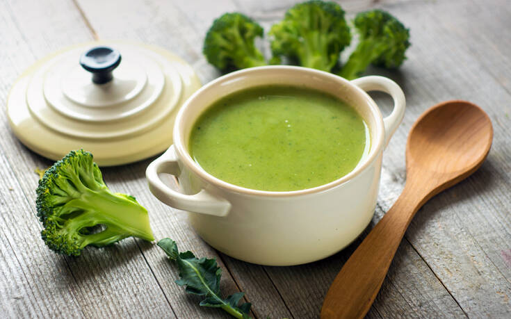 Βελουτέ σούπα μπρόκολο
