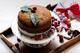 Χριστουγεννιάτικο κέικ