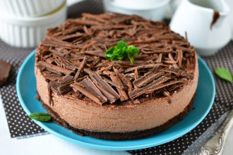 Cheesecake σοκολάτα με τυρί κρέμα