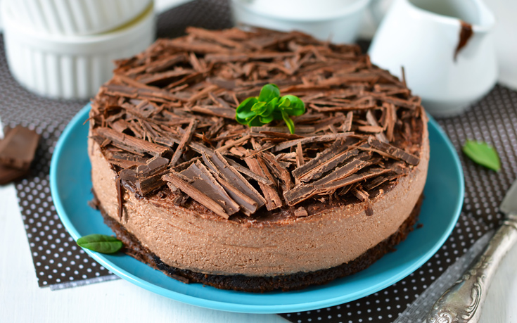 Cheesecake σοκολάτα με τυρί κρέμα