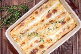 Κανελόνια γεμιστά με κοτόπουλο