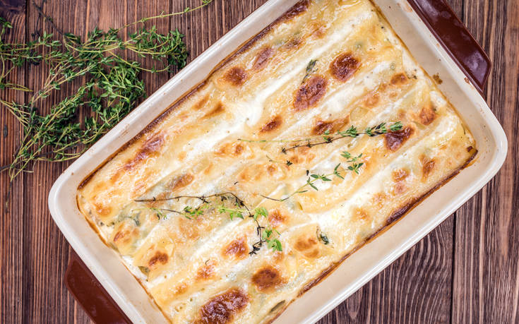 Κανελόνια γεμιστά με κοτόπουλο