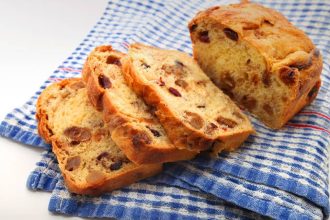 Γλυκό ψωμί με φρούτα