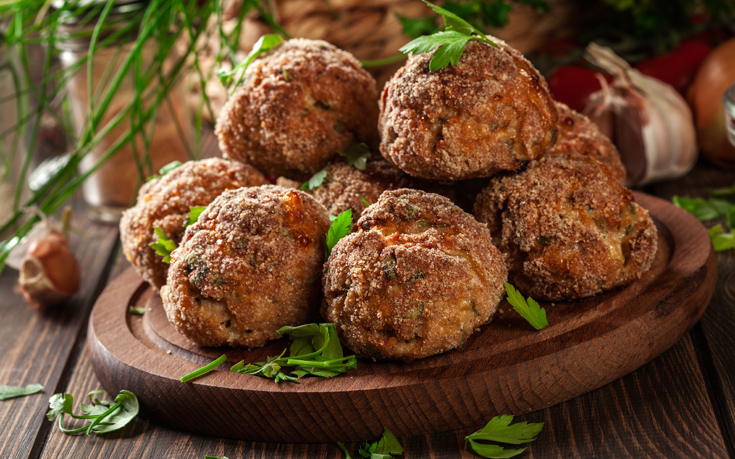 Αφράτα κεφτεδάκια φούρνου