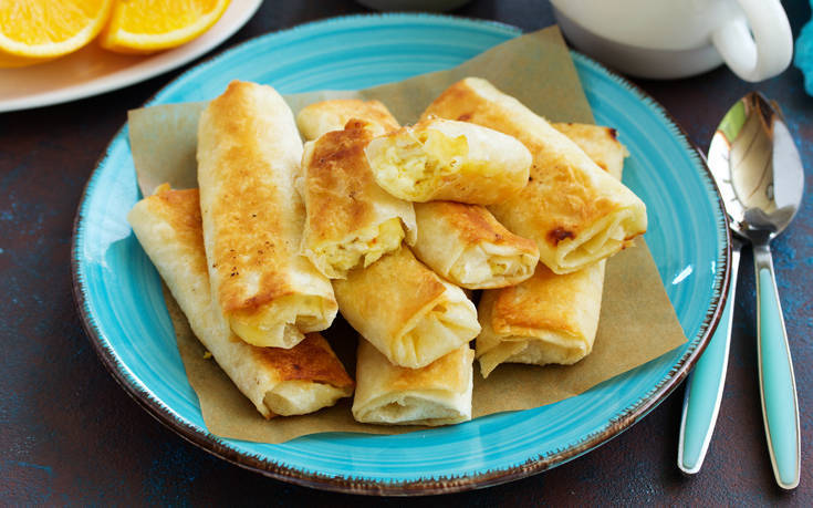 Ρολίνια με ανάμεικτα τυριά