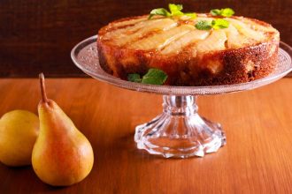 Ανάποδο κέικ αχλάδι