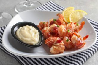 Γαρίδες τυλιγμένες με μπέικον