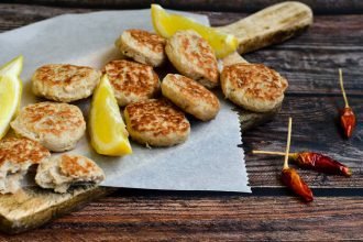 Γεμιστά μπιφτέκια κοτόπουλο με παρμεζάνα