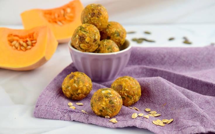 Μπουκιές ενέργειας με κολοκύθα