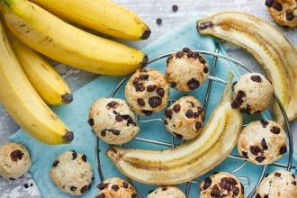 Σπιτικά μπισκότα με μπανάνα και σοκολάτα