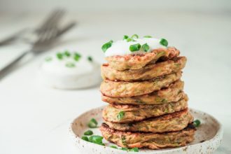 Τηγανίτες με τυρί φέτα