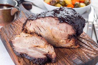 Ψητό χοιρινό με μέλι και παρμεζάνα