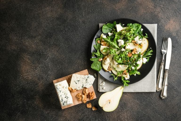 Πράσινη σαλάτα με blue cheese