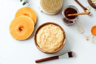 Μάσκα σύσφιγξης προσώπου με πεπόνι