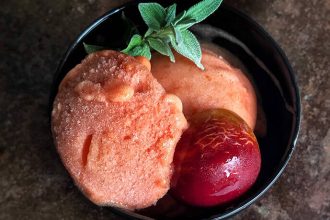 Σπιτικό σορμπέ δαμάσκηνο