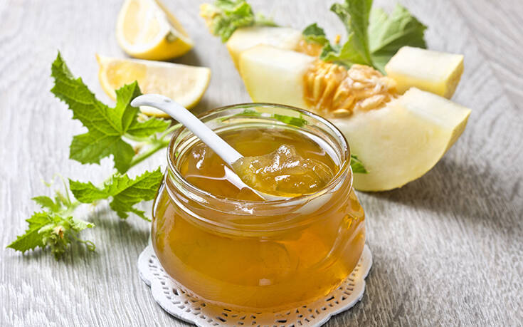 Σπιτική μαρμελάδα πεπόνι