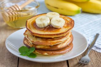 Pancakes με μπανάνα