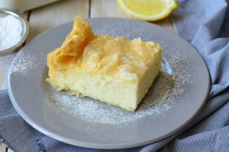 Γαλατόπιτα με φύλλο κρούστας