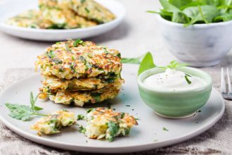 Pancakes πατάτας με κολοκυθάκι