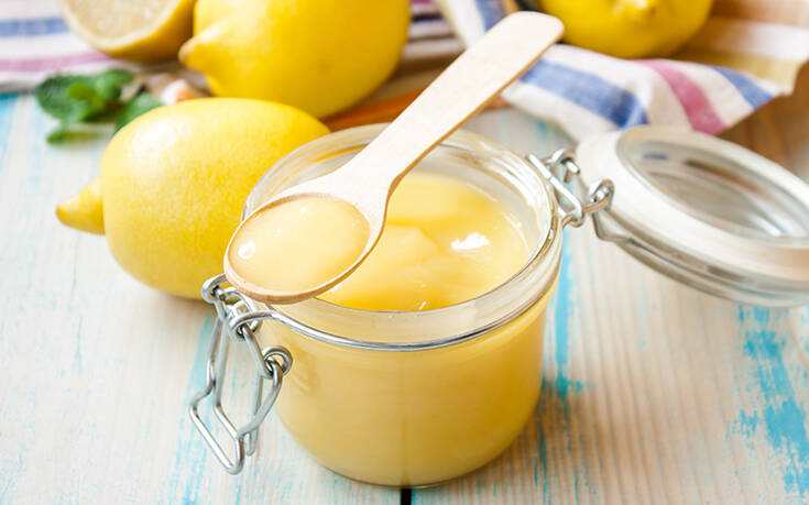 Σπιτική κρέμα λεμόνι
