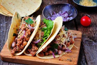 Μεξικάνικα τάκος με κιμά