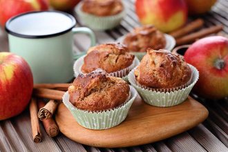 Αφράτα μάφινς με μήλο