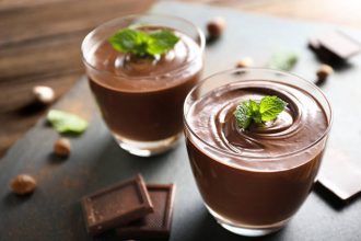 Μους σοκολάτα με μέντα